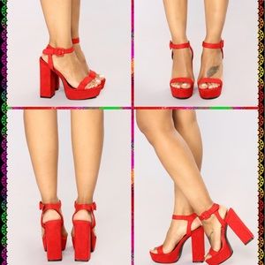 Fashion Nova Red Heels